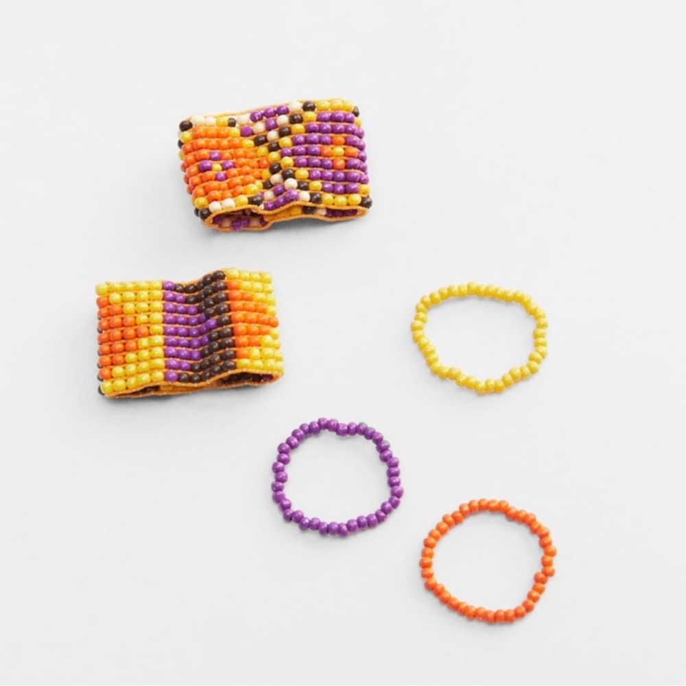 Zara Beaded Stretch Rings